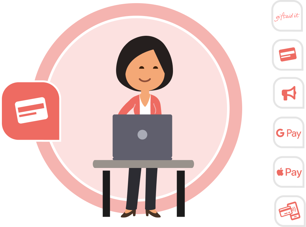 Lady at computer